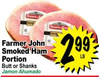 Superior Grocers Farmer john smoked ham portion butt or shanks offer
