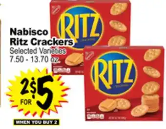 Superior Grocers Nabisco ritz crackers offer