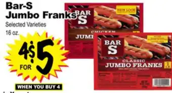 Superior Grocers Bar-s jumbo franks offer