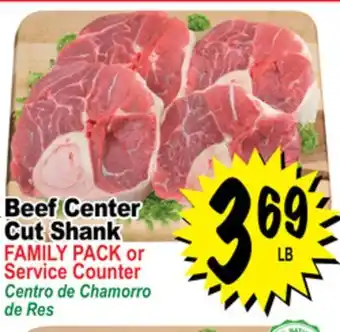 Superior Grocers Beef center cut shank offer