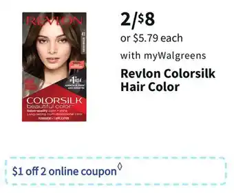 Walgreens Revlon colorsilk hair color offer