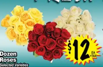 Superior Grocers Dozen roses offer