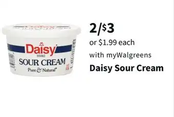 Walgreens Daisy sour cream offer