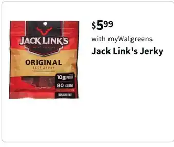 Walgreens Jack link's jerky offer