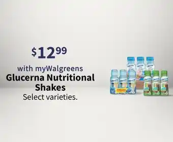 Walgreens Glucerna nutritional shakes offer