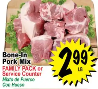 Superior Grocers Bone-in pork mix offer