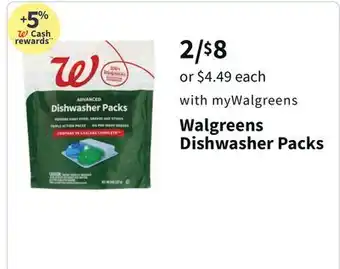 Walgreens Walgreens dishwasher packs offer
