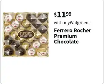 Walgreens Ferrero rocher premium chocolate offer
