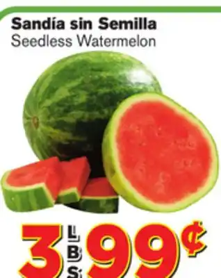 El Super Fresh Seedless watermelon offer