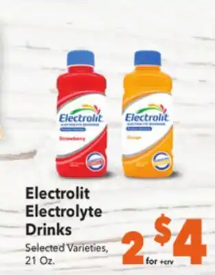 Vallarta Supermarkets Electrolit electrolyte drinks offer
