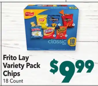 Vallarta Supermarkets Frito lay variety pack chips offer