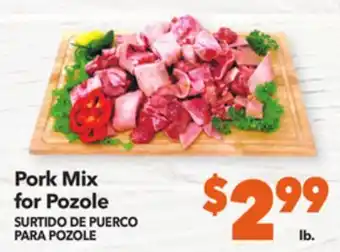 Vallarta Supermarkets Pork mix for pozole/surtido de puerco para pozole offer