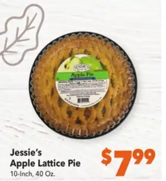 Vallarta Supermarkets Jessie's apple lattice pie offer