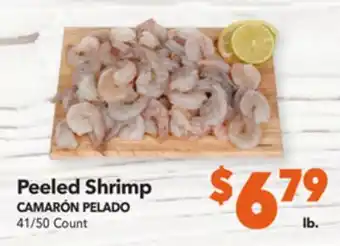 Vallarta Supermarkets Peeled shrimp / camarón pelado offer