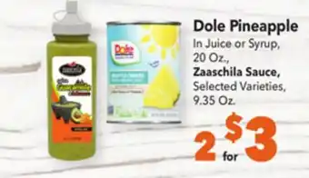 Vallarta Supermarkets Dole pineapple offer