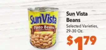 Vallarta Supermarkets Sun vista beans offer