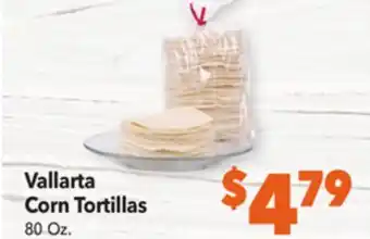 Vallarta Supermarkets Vallarta corn tortillas offer
