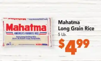 Vallarta Supermarkets Mahatma long grain rice offer