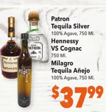Vallarta Supermarkets Patron tequila silver offer