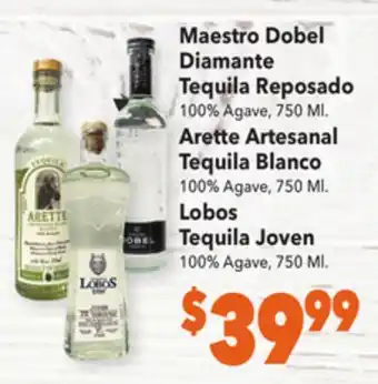 Vallarta Supermarkets Maestro dobel diamante tequila reposado offer