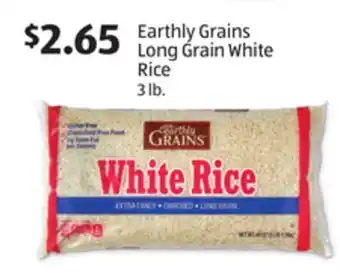 Aldi Earthly grains long grain white rice offer