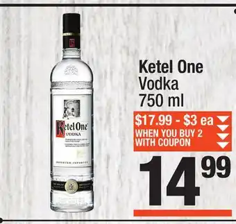 Super King Markets Ketel one vodka offer