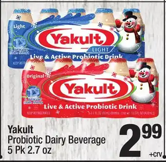 Super King Markets Yakult probiotic dairy beverage offer