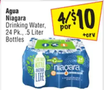El Super Niagara drinking water offer