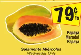 El Super Maradol papaya offer