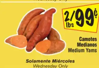 El Super Medium yams offer