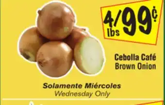 El Super Brown onion offer