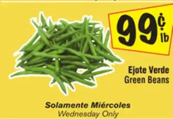 El Super Green beans offer