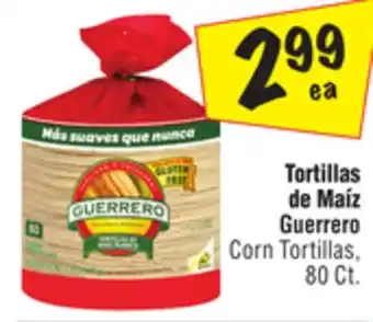 El Super Guerrero corn tortillas offer
