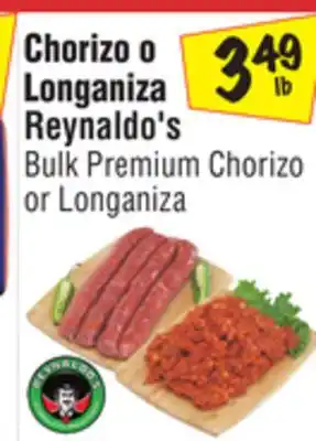 El Super Bulk premium chorizo or longaniza offer