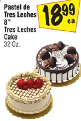 El Super 8 tres leches cake offer