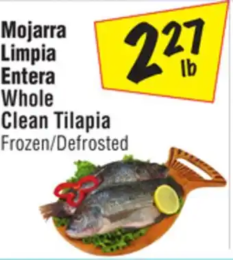 El Super Whole clean tilapia offer