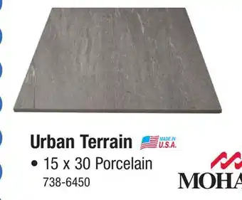 Menards Mohawk urban terrain gray 15 x 30 porcelain floor and wall tile offer
