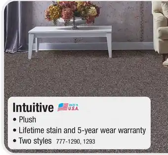 Menards Looptex mills intuitive space gray plush carpet 12 ft. wide offer