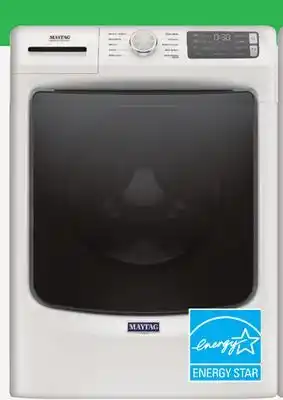 Menards Maytag 4.5 cu.ft. white front-load steam washer offer