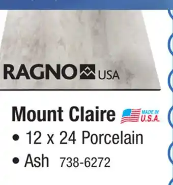 Menards Ragno usa mount claire ash 12 x 24 porcelain floor and wall tile offer