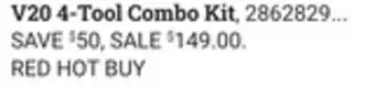 Ace Hardware Craftsman v20 4-tool combo kit offer