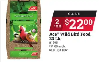 Ace Hardware Ace wild bird food, 20 lb offer