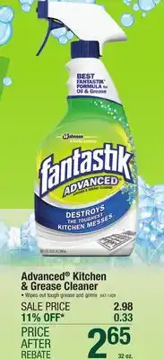 Menards Fantastik advanced kitchen & grease cleaner - 32 oz offer