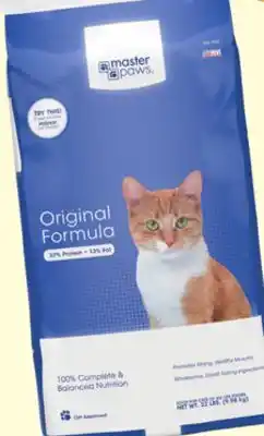 Menards Master paws original formula cat food - 22 lbs offer