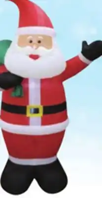 Ace Hardware 6 ft. inflatable santa with bag offer