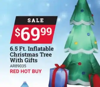 Ace Hardware 6.5 ft. inflatable christmas tree with gifts offer