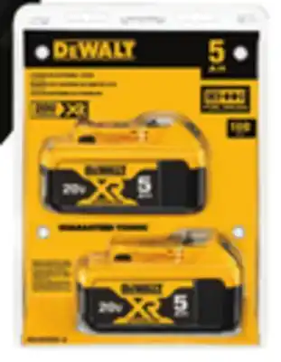 Ace Hardware Dewalt battery 2/pk offer