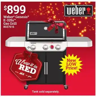 Ace Hardware Weber genesis e-325s gas grill offer