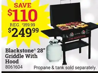Ace Hardware Blackstone 28 griddle with hood offer