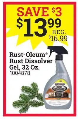 Ace Hardware Rust-oleum rust dissolver gel, 32 oz offer